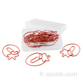 Paper Clips Metal Decorative Cartoon Strawberry mignon